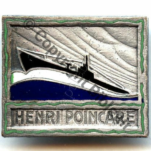 POINCARE  SOUS MARIN 1ere CLASSE HENRI POINCARE  SM Bol Dos lisse irreg Src.STELLA 196Eur03.15