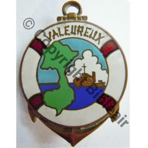 VALEUREUX  REMORQUEUR COTIER  A.AUGIS ST.BARTH LYON 3Li Bol fenetre allonge Grenu Src.leberetvert 36EurInv 