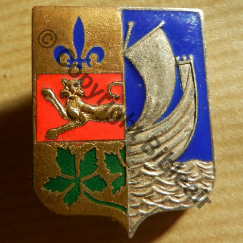 VAUQUELIN  CONTRE TORPILLEUR VAUQUELIN  A.AUGIS LYON 1Li Bol allonge Grenu Src.nya33 35EurInv 
