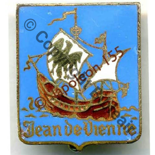 VIENNE  CROISEUR JEAN DE VIENNE 1937.42 AB.P Dep Bol poinconne Sc.STELLA 