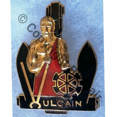 VULCAIN NAVIRE ATELIER VULCAIN  AB.P Bol poinconne Dos lisse Src.leberetvert 23EurInv 