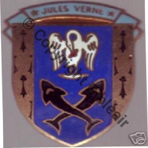 VERNE NAVIRE ATELIER JULES VERNE  AUGIS ST.BARTH LYON Estampe INDO Sc.lacolo