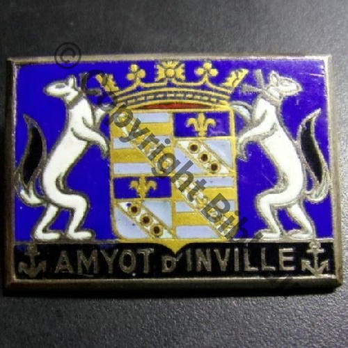 AMYOT D.INVILLE  AVISO DRAGUEUR AMYOT D.INVILLE  DrP Bol Dos lisse Src.patarcadius PV8Eur 