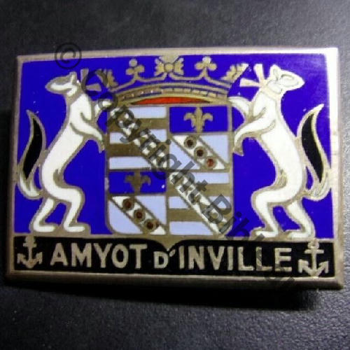 AMYOT D.INVILLE  AVISO DRAGUEUR AMYOT D.INVILLE  DrPNRom DPast Guilloche Src.patarcadius PV10Eur 