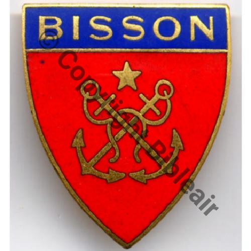 BISSON  AVISO DRAGUEUR BISSON  A.AUGIS ST.BARTH LYON 3Li Bol fenetre allonge Dos lisse irreg Src.entame 31EurInv 