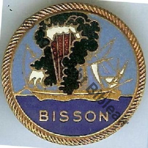 BISSON  AVISO DRAGUEUR BISSON  A.AUGIS ST.BARTH LYON 3Li Bol fenetre allonge Poincon AA.LYON Dos lisse irreg Scintillant Src.dixmude PV50Eur 