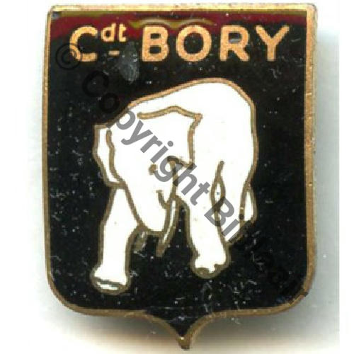 BORY  AVISO DRAGUEUR CDT BORY  A.AUGIS ST.BARTH LYON Bol allonge Granuleux Sc.STELLA 
