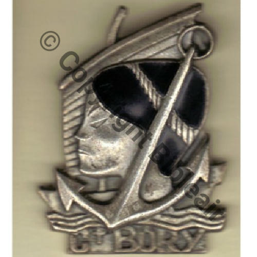 BORY AVISO ESCORTEUR CDT BORY 1940 Argente  AUGIS LYON 1Lign Bol fenetre allonge Dos lisse irreg Embouti Src.leberetvert 18EurInv 