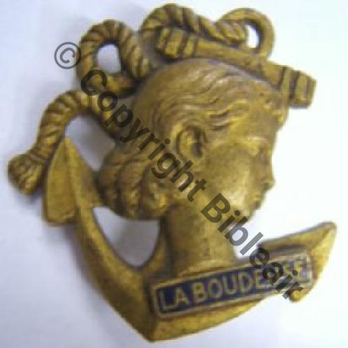 BOUDEUSE AVISO DRAGUEUR LA BOUDEUSE Bleu fonce  SM Eping bascule Dos lisse Embouti Sc.leberetvert MAP20Eur