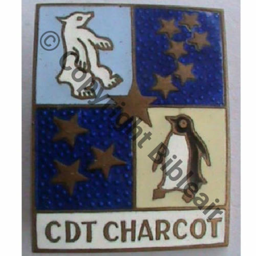 CHARCOT  AVISO POLAIRE CDT CHARCO  AB.P Poincon Src.sahariens50 18EurInv 