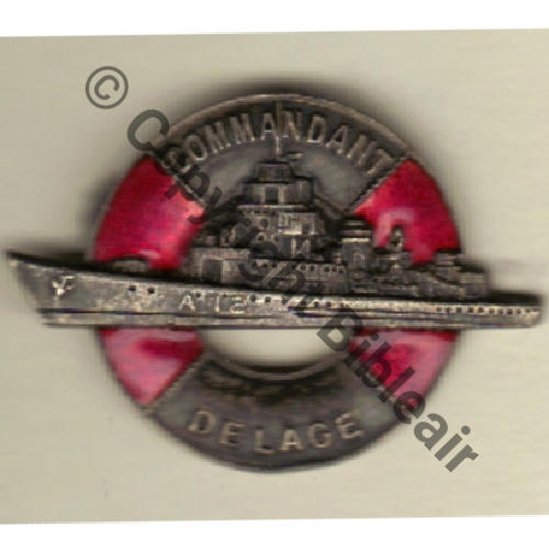 DELAGE  AVISO DRAGUEUR CDT DELAGE A12  AUGIS ST.BARTH LYON  Src.badgesareus 18EurInv 