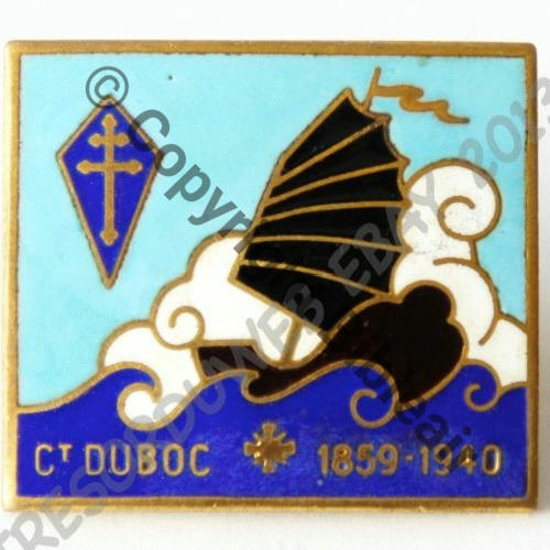 DUBOC AVISO DRAGUEUR CDT DUBOC  A.AUGIS ST.BARTH LYON 3Lig Bol allonge Dos Grenu Src.tresorduweb PV19Eur 