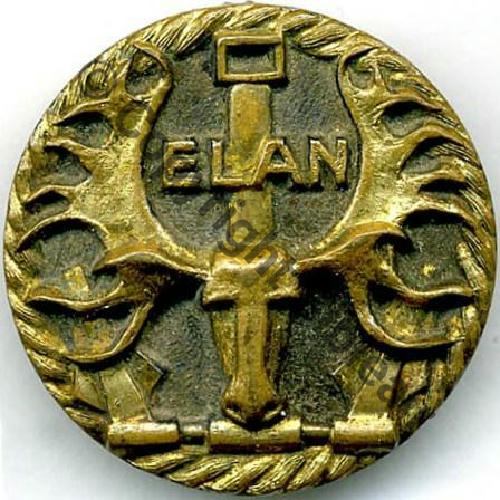 ELAN AVISO DRAGUEUR ELAN 1939-58  AB SM 1945 Bol Dos lisse embouti Sc.STELLA