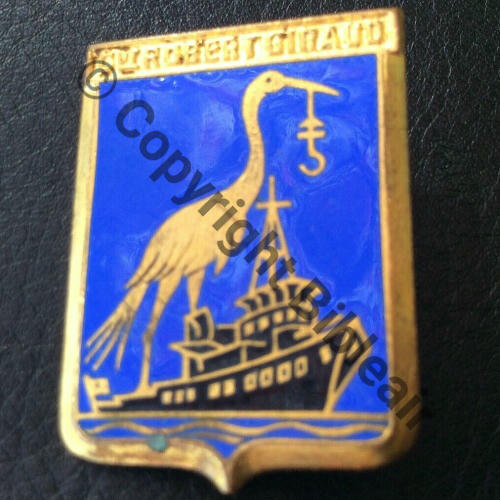 GIRAUD AVISO  CDT ROBERT GIRAUD  AB.P Bol Dos chevrons 22x29mm  Src.vici1916 11Eur10.19 