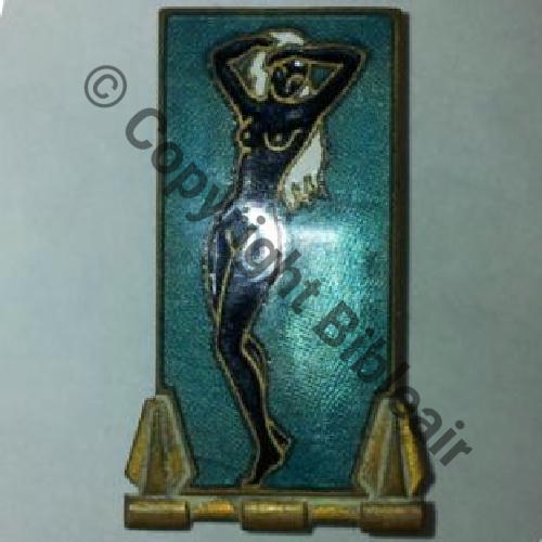 GRACIEUSE  AVISO DRAGUEUR LA GRACIEUSE 1940.58  AB.P Eping bascule 39x18mm  Sc.a.ligne.z 40EurInv 