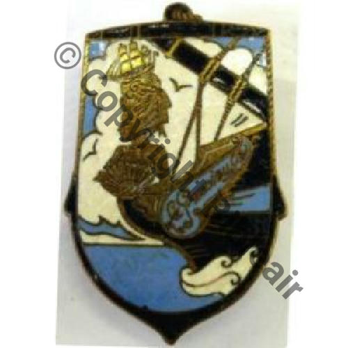 GRACIEUSE AVISO DRAGUEUR LA GRACIEUSE 1940.58 AB.P Bol poinconne Dos irreg  Sc.propeller520