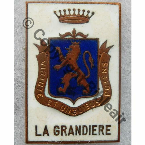 GRANDIERE  AVISO COLONIAL LA GRANDIERE 27PI.20 M550  AB.P Bol poinconne Dos lisse  Src.entame PV13Eur
