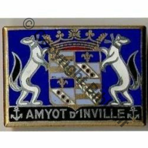 INVILLE AVISO DRAGUEUR AMYOT D.INVILLE  DrPBER Bol Dos lisse irreg Sc.debertex