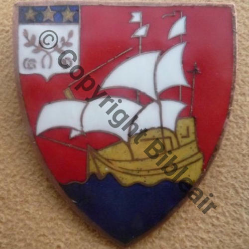 RIGAULT  AVISO COLONIAL RIGAULT DE GENOUILLY Fab Loc CHINE Bol oval Dos lisse irreg Src.lectou32 400EurInv