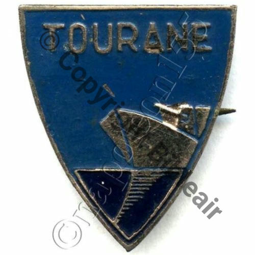 TOURANE  CANONNIERE TOURANE EO 1933.45  Fab LOC 22x23mm Metal leger peint Eping ressort Src.STELLA 164EurInv 