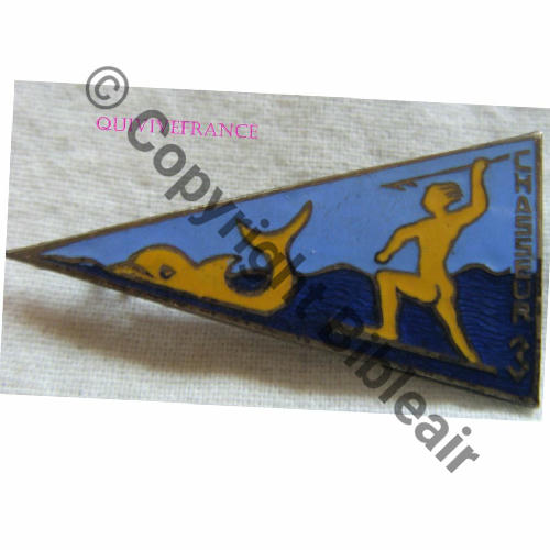 03  CHASSEUR 03  SM Bol Dos lisse JAUNE Src.quivivefrance 150EurInv 