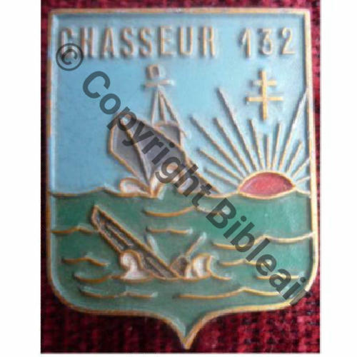 132 CHASSEUR 132 ALU PEINT  A.AUGIS LYON ST.BARTH 2Lig 2Griffes Dos grenu Src.lectou32 80EurInv 