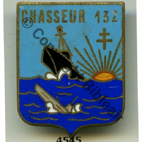132 CHASSEUR 132 AUGIS   Src.grandspins13 PV98Eur