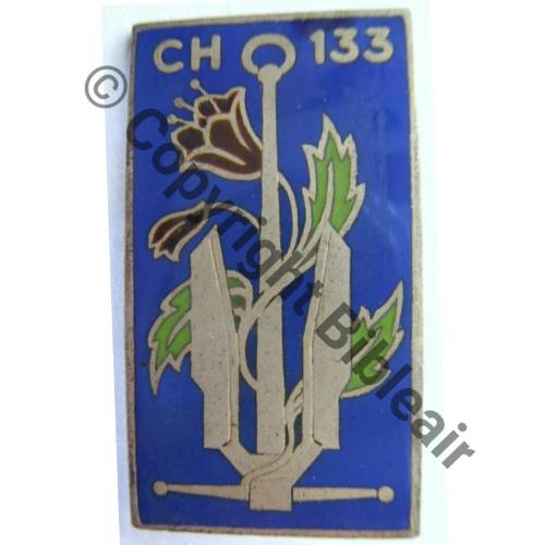 133  CHASSEUR 133 A.AUGIS ST.BARTH LYON 3Lignes Bol allonge Dos lisse irreg Src.leberetvert PV72Eur 