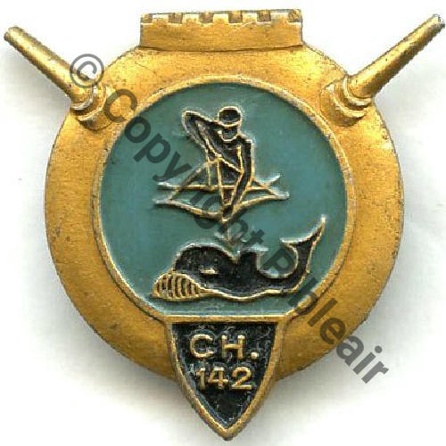 142  CHASSEUR 142 P.696  A.AUGIS LYON ST.BARTH 2Li 2Griffes Granuleux Alu peint  Sc.STELLA 51Eur02.12 