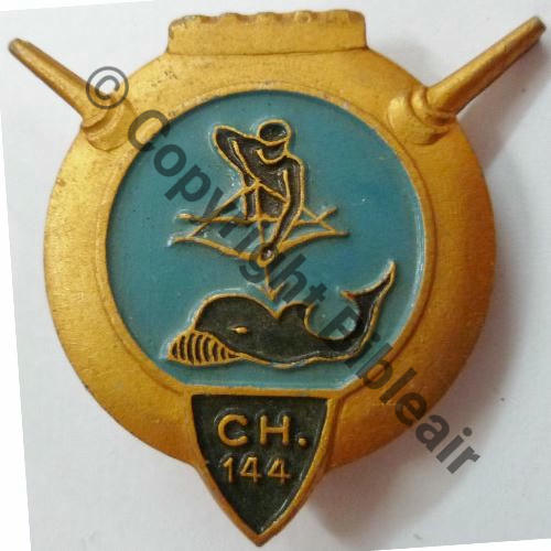 144  CHASSEUR 144 P.696  A.AUGIS LYON ST.BARTH 2Li 2Griffes Granuleux Alu peint  Src.LEBERETVERT PV80Eur 