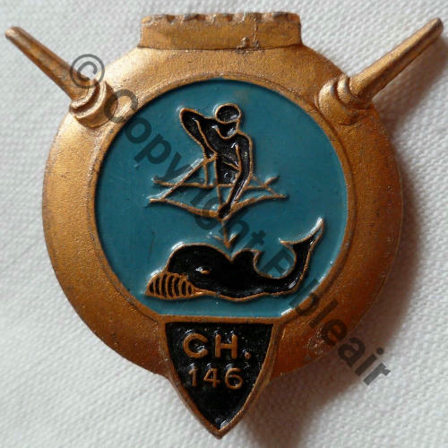 146  CHASSEUR 146  A.AUGIS LYON ST.BARTH 2Li 2Griffes Granuleux Alu peint  Src.leberetvert 50EurInv