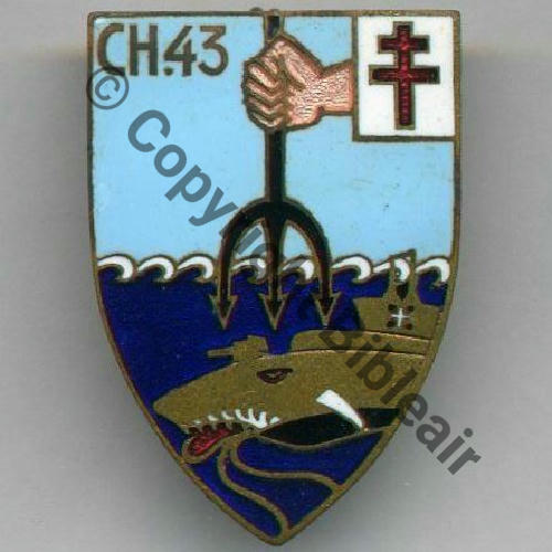 43  CHASSEUR 43 LE LAVANDOU  A.AUGIS ST.BARTH LYON 3Lig Bol allonge Dos grenu Src.historia.collection2a 100EurInv 