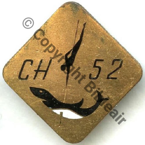 52 CHASSEUR 52 A.AUGIS ST.BARTH LYON 3Lignes Bol allonge Granuleux Sc.STELLA MAP58Eur 