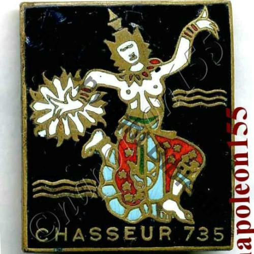735 CHASSEUR 735  DrPNOM Dep Bol Guilloche vrac