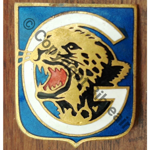 GUEPARD  CONTRE TORPILLEUR LE GUEPARD  AB SM Bol poinconne Dos lisse irreg scintillant  Src.leberetvert 30EurInv 