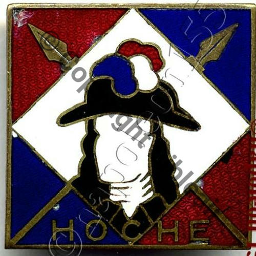 HOCHE CONTRE TORPILLEUR HOCHE   A.AUGIS ST.BARTH LYON 3Lignes  Bol fenetre allonge Dos granuleux  Sc.STELLA
