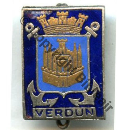 VERDUN CONTRE TORPILLEUR LE VERDUN AB.P Dep Bol poinconne Dos lisse Sc.STELLA MAP12Eur 
