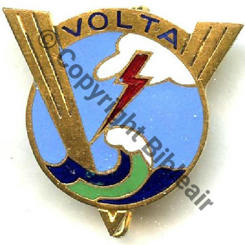 VOLTA  CONTRE TORPILLEUR VOLTA  AB.P Dep Bol poinconne Dos lisse irreg Sc.STELLA Sup 32Eur 
