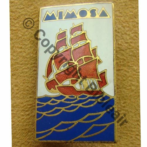 MIMOSA CORVETTE MIMOSA FNFL SM Eping bascule plate Dos lisse irreg No136 Src.lectou32 500EurInv 