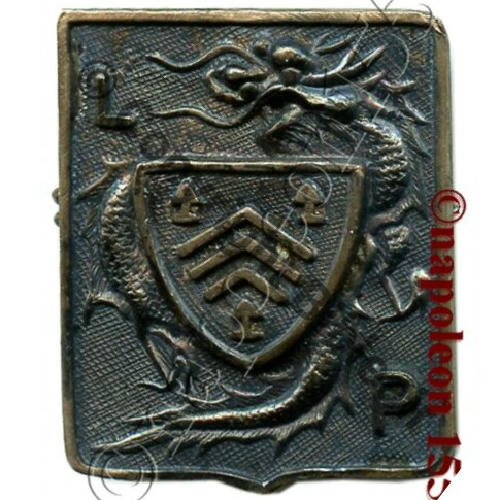 LAMOTHE PIQUET CROISEUR Fab LOC CHINE ARGENT Epingle soudee Dos lisse Sc.STELLA 201Eur11.08