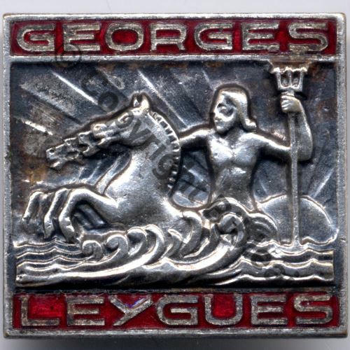 LEYGUES  CROISEUR GEORGES LEYGUES 1936.59  ANNONIER TOULON Circulaire Bol fenetre Dos grenu Src.entame PV20Eur 