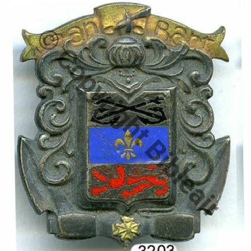 BART  CUIRASSE JEAN BART  COURTOIS +Bol octog pastille Dos lisse irreg Embouti Src.opus090 30EurInv 