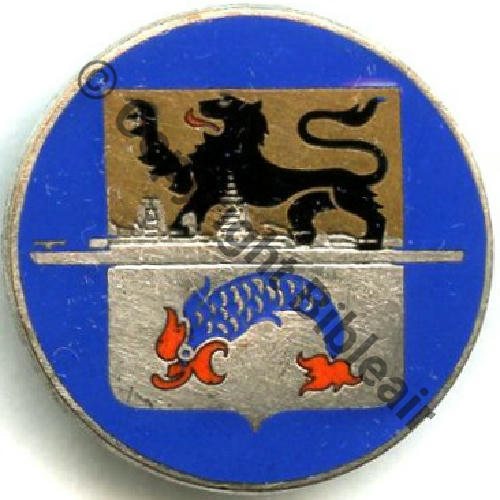 DUNKERQUE  CUIRASSE 2eClasse DUNKERQUE saborde Toulon 42  AB.P Dep Bol poincone Dos lisse  Sc.STELLA 26Eur02.12 