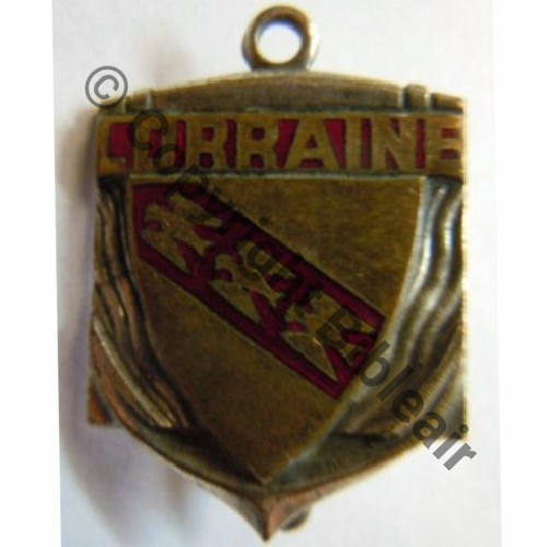 LORRAINE  CUIRASSE LORRAINE WW2  AB.P Dep PAUPION SCULPTEUR Past AB Rennes Poinconne 23x19mm Sc.france militaria 30EurInv 