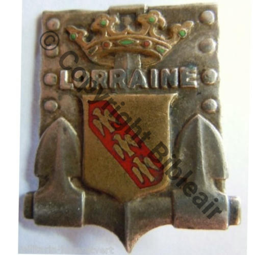 LORRAINE  CUIRASSE LORRAINE WW2  DrPBER Bol Dos lisse Embouti  Sc.leberetvert PV20Eur 