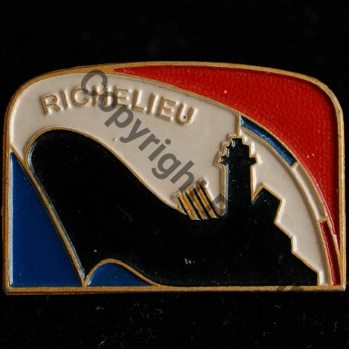 RICHELIEU CUIRASSE RICHELIEU 1939.67 Alu peint Dore  A.AUGIS LYON ST.BARTH 2Lignes 2Griffes Granuleux DORE Src.volubilis2011 18Eur09.13 