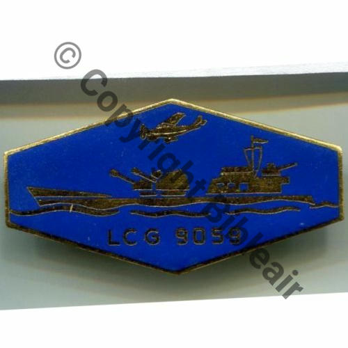 9059  LCG  9059 Landing Craft Gun SAIGON 1948  A.AUGIS ST.BARTH LYON 3Li Bol fenetre allonge Dos grenu 52Eur06.14 