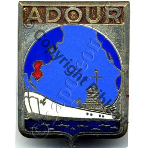 ADOUR BATIMENT DEBARQUEMENT ADOUR INDO  COURTOIS +Past octog Dos irreg  
