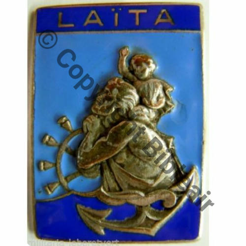 LAITA  LST LAITA INDO 1947.62 A.AUGIS ST.BARTH LYON 3Li Bol fenetre allonge Dos lisse irreg Src.leberetvert 70EurInv