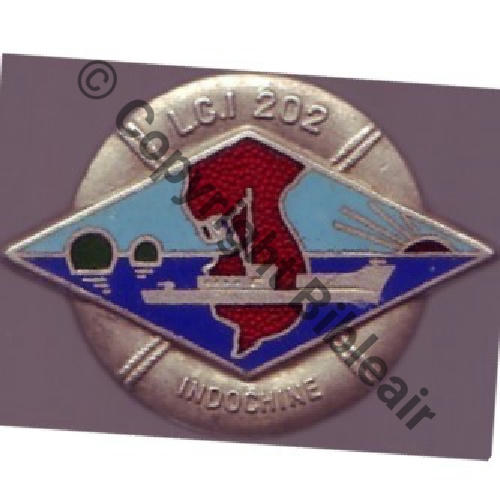 LCI 202 LANDING CRAFT INFANTRY  A.AUGIS ST BARTH LYON Sc.lacolo 100EurInv